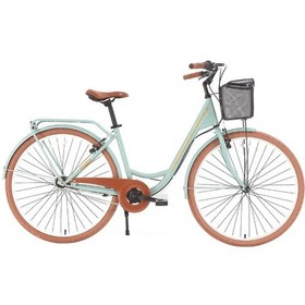 Resim Bisan Sorrento Şehir Bisikleti 44 Cm V 28 Jant 3 Vites Çağla Yeşili Gold Çağla Yeşili - Gold Çok Renkli 