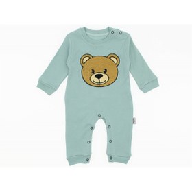 Resim ORMANCI Bebek Çocuk Ayı Suratlı Tulum Pijama 