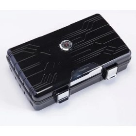 Resim Parmida Siyah Seyahat Tipi Humidor Puro Kutusu 