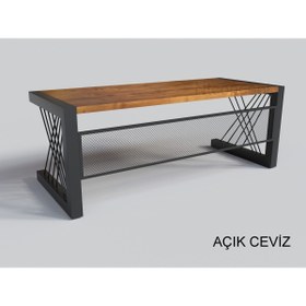 Resim NT Concept Ntconcept Doğal Ahşap Ofis Ve Çalışma Masası-85cm-220cm-renk Seçenekli 