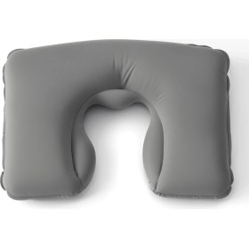 Resim Metra Shop Menashop Şişme Seyahat Yastığı Boyun Destekli Taşınabilir ve Ergonomik Tasarım Uçak Araba ve Yolculuklar Için Ideal (Gri) 
