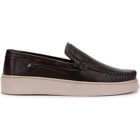 Resim Tamer Tanca Erkek Hakiki Deri Kahverengi Loafer Ayakkabı 683 2025 Erk Ayk Y25 Kahve Fltr Kahverengi 