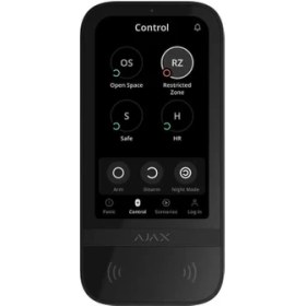 Resim AJAX Keypad Touchscreen Dokunmatik Ekranlı Tuş Takımı Siyah 
