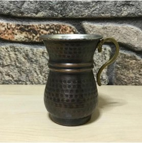 Resim EFEMİR Oksitli Bakır Maşrapa 