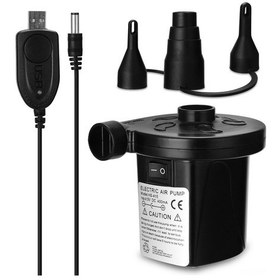 Resim Symbee Taşınabilir Şarjlı Elektrikli Hava Pompası - Ev, Kamp Ve Seyahat İçin Pratik Şişirme Aracı 