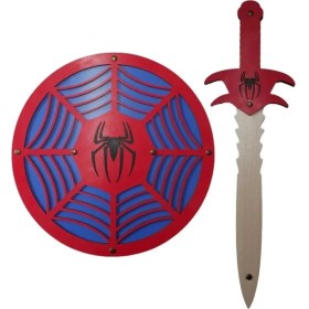 Resim Storemax Ahşap Oyuncak Seti 2’li,örümcek Kalkanı ve Kılıcı ETICSET117 