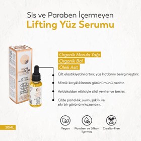 Resim Planeta Organica - SLS ve Paraben İçermeyen Formül - Lifting Yüz Serumu (30 ml) 