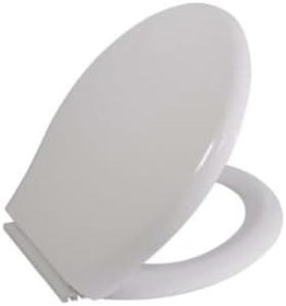 Resim Elitra Plus Amortisörlü Yavaş Kapanan Klozet Kapağı Sessiz Antibakteriyel Kapak Alttan Sıkmalı 