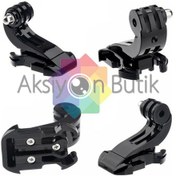 Resim Sjcam Sj4000 Sj5000 M10 M20 - J-hook Açılı Bağlantı Aparatı 