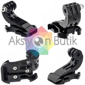 Resim Sjcam Sj4000 Sj5000 M10 M20 - J-hook Açılı Bağlantı Aparatı 