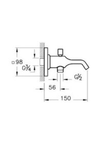 Resim VitrA Suit Ankastre Elduşlu Banyo/duş Seti,6 Parça, Krom A42286, A42490, A45652, A41949, A45708, A45679 Diğer 