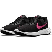 Resim Nike Revolution 6 Kadın Siyah Pembe Koşu Ayakkabısı Dc3729-002 