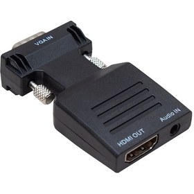 Resim Powermaster Audio Çıkış Vga To Hdmı Çevirici Adaptör 