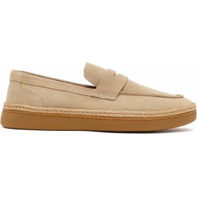 Resim Derimod Erkek Bej Süet Deri Loafer 26SFD631810 