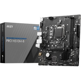 Resim MSI PRO H510M-B 2933mhz(OC) M.2 1200p mATX Anakart 