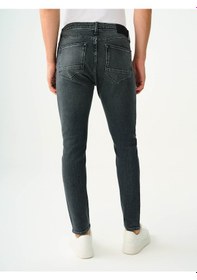 Resim Loft Erkek Jean Pantolon Koyu Gri Lf2037012 Justin Skinny Fit Koyu Gri 
