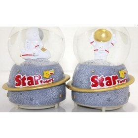 Resim Kar Küresi Işıklı Müzikli 13 Cm 