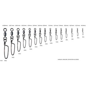 Resim Seoul 30 Adet No:7-14 Kg Çeker,nikel Kaplamalı Klipsli Fırdöndü 