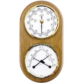 Resim SomayStore TFA Tekne Hava İstasyonu Barometre Higrometre ve Termometreli 92 x 38 x 170 mm 