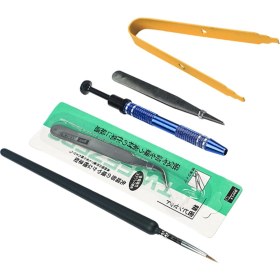 Resim 5pcs Mekanik Klavye Anahtarı Fırçaları Alet Kitleri, Cımbız Key Makap Çekme Sarı (Yurt Dışından) 