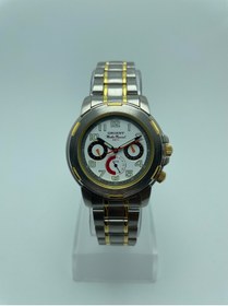 Resim Orient Erkek Dual Time Quartz Kol Saati |Rakamlı Beyaz Kadran Paslanmaz Çelik Kordon | 2 Yıl Garantili 
