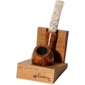 Resim Şahin Outdoor 7 Yıldız 9mm. Filtreli Akrilik Saplı Pipo 262201 