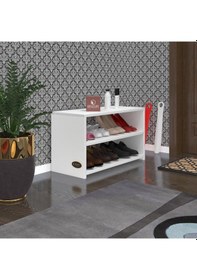 Resim Kenzlife Ayakkabılık Goya Byz 040 70 30 Arkalıksız Ayakkabı Ofis Dolabı 