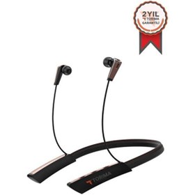 Resim TB-01 Magnetic BT5.0 Kablosuz Kulak İçi Siyah Bluetooth Kulaklık 