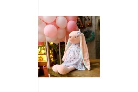 Resim UDATOYS Uzun Kulaklı Tavşan Peluş Oyuncak Sevimli Uyku Oyun Arkadaşı 35 cm Mavi 