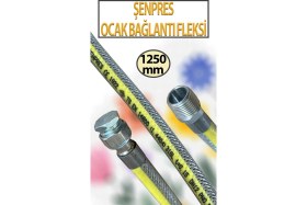 Resim Doğalgaz, Ocak Bağlantı Fleksi 1250 mm (1,25 Metre) Uzunluğunda 1/2 Lik Şenpress 