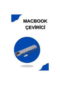 Resim Çevirici Dönüştürücü Adaptör Apple Uyumlu MacBook 3 In 1 Type-c To Hdmı Usb 3.0 