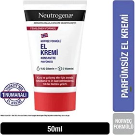 Resim Neutrogena Parfümsüz El Kremi 50 ml Kuru Ciltler İçin Arındırıcı ve Besleyici Etki 