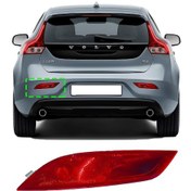 Resim Volvo V40 Arka Tampon Reflektör Sis Farı Stop 2013 2019 Sol 