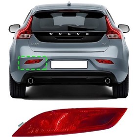Resim Volvo V40 Arka Tampon Reflektör Sis Farı Stop 2013 2019 Sol 