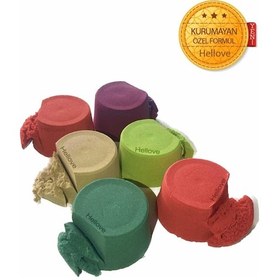 Resim Hellove Kurumayan Kinetik Kum 4 Renk 1 KG 250 G 4 Adet 