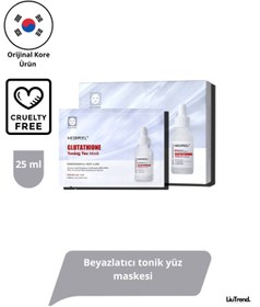 Resim Medipeel Glutathione Toning Tox Mask 25 ml * 5 adet Beyazlatıcı tonik yüz maskesi 