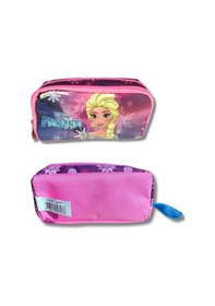 Resim Disney Frozen Lisanslı Beslenme Çantası Ve Kalemlik Seti - Elsa & Anna Desenli Kız Çocuk Okul Seti Pembe 
