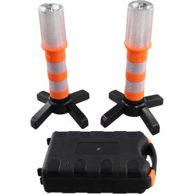 Resim 2 Adet LED Acil Durum Yol Flaş Parlaması Yol Kenarı Beacon Güvenlik Strob Uyarısı (Yurt Dışından) 