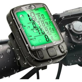 Resim Sunding SD563B Bisiklet Kilometre Km Hız Sayacı Su Geçirmez LCD Ekran 