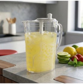 Resim Büro Ev Ofis Sofra Keyfi İçin Karıştırıcılı Sürahi 