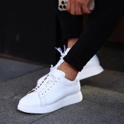 Resim Sail Lakers - Beyaz Deri Erkek Sneaker 