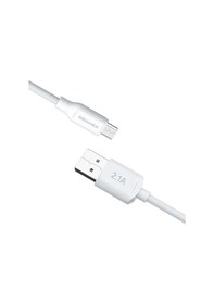Resim Dramex D21MK Micro USB Data/Şarj Kablosu 2.1A 1mt Beyaz 