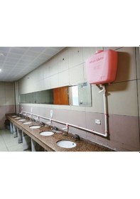 Resim Merkezi Sistem Depolu Sabunluk 20kg Mavi Depolu 3 Musluklu Butonlu 