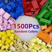 Resim 1500 adet Kutulu Yapı Blokları, Büyük Markalarla Uyumlu, Güvenli ABS Malzemesinden Yapılmış, Yaratıcı Masaüstü Süslemeleri, Cadılar Bayramı, Yılbaşı, Şükran Günü, Yeni Yıl ve Doğum Günleri için Hediyeler. 