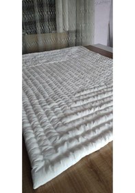 Resim El Yapımı Tek Kişilik Yün Yorgan 