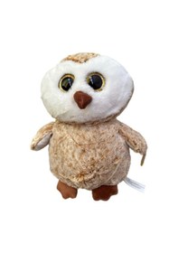 Resim Sevimli Baykuş Kanatlı 30 Cm Uyku Arkadaşım Peluş Oyuncak Kahverengi 