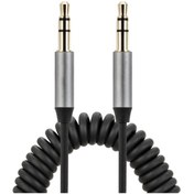 Resim Griffin Spiral Araç Ses Aktarım Kablosu Aux Kablo 2/3Mm-Siyah 
