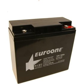 Resim Euroone Bakımsız Kuru AGM Akü 12 Volt 18 Amper EO1218 