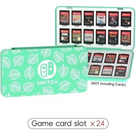 Resim Veri Kurbağa Anahtarı Kart Tutucu Nintendo Anahtarı Çip Saklama Kutusu Kapak Green 
