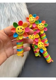 Resim Büro Ev Ofis Kadını İçin Hediyelik Gülen Güneş Tasarımlı Spiral Stil Toka Diğer 